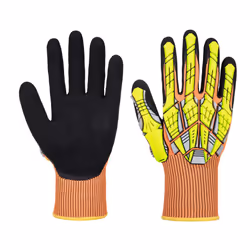 Portwest Unisex Adult A727 DX VHR Impact Resistant Safety Gloves - M, Orange