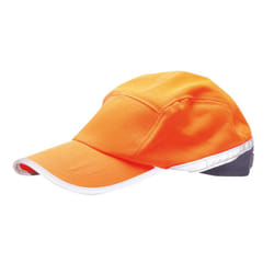 Portwest Mens Hi-Vis Baseball Cap - One Size, Orange/Navy