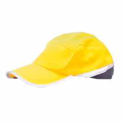 Portwest Mens Hi-Vis Baseball Cap - One Size, Yellow/Navy