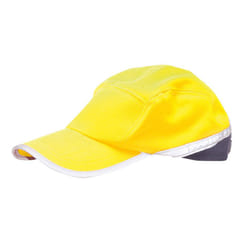 Portwest Mens Hi-Vis Baseball Cap - One Size, Yellow/Navy