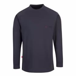 Portwest Mens Flame Resistant Crew Neck T-Shirt - XXL, Navy