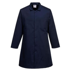 Portwest Mens Pocket Food Coat - XL, Navy