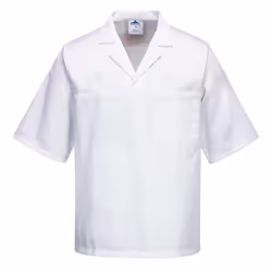 Portwest Unisex Adult Short-Sleeved Baker's Shirt - XXL, White