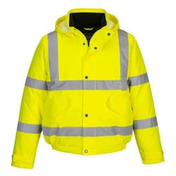 Portwest Mens Hi-Vis Winter Bomber Jacket - 6XL, Yellow