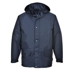 Portwest Mens Arbroath Fleece Lined Breathable Winter Padded Jacket - XL, Navy