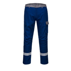 Portwest Mens Bizflame Ultra Two Tone Work Trousers - 34R 34, Royal Blue