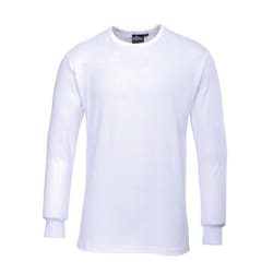 Portwest Mens Thermal Long-Sleeved T-Shirt - XL, White