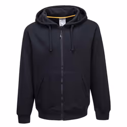 Portwest Mens Nickel Full Zip Hoodie - XL, Black