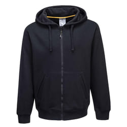 Portwest Mens Nickel Full Zip Hoodie - XL, Black