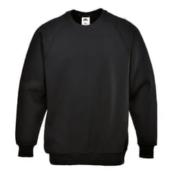 Portwest Unisex Adult Roma Sweatshirt - XXL, Black