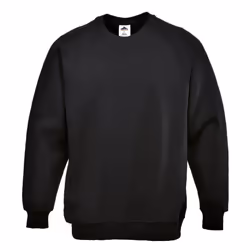 Portwest Unisex Adult Roma Sweatshirt - L, Black