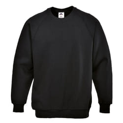 Portwest Unisex Adult Roma Sweatshirt - L, Black