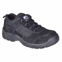 Portwest Mens Suede Safety Shoes - 11 UK, Black