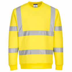 Portwest Mens Eco Friendly Hi-Vis Sweatshirt - 4XL, Yellow