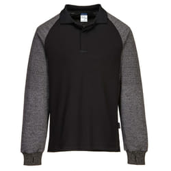 Portwest Mens Polo Shirt - XXL, Black