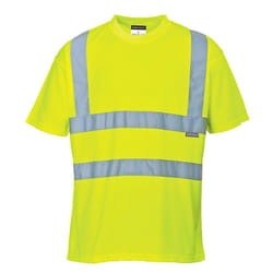 Portwest Mens Hi-Vis T-Shirt - XXL, Yellow