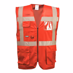 Portwest Unisex Adult Iona Executive Hi-Vis Vest - 2XL, Red