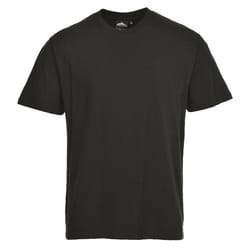 Portwest Mens Turin Premium T-Shirt - M, Black