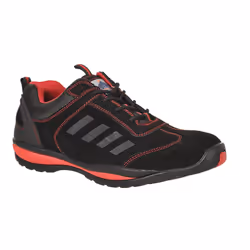 Portwest Mens Steelite Lusum Suede Safety Trainers - 5 UK, Red