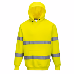 Portwest Mens Hi-Vis Hoodie - 4XL, Yellow