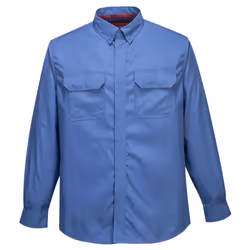 Portwest Mens Bizflame Plus Shirt - XXL, Blue