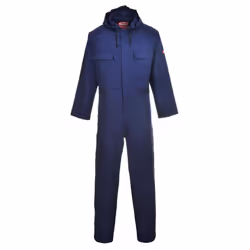 Portwest Mens Bizweld Hooded Overalls - XXL, Navy
