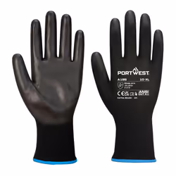 Portwest Unisex Adult Touch Screen Safety Gloves - XS, Black
