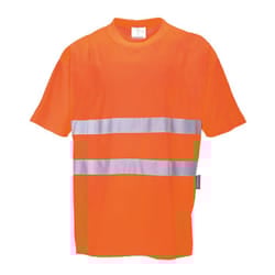 Portwest Mens Hi-Vis Comfort Safety T-Shirt - XXL, Orange
