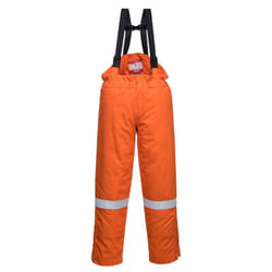Portwest Mens Flame Resistant Anti-Static Winter Salopettes - XL, Orange