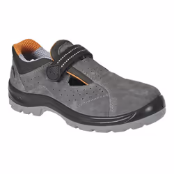 Portwest Mens Steelite Obra Suede Safety Sandals - 2 UK, Grey