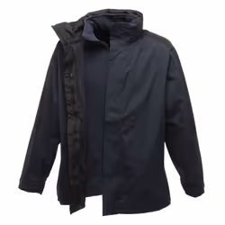 Regatta Mens Defender III 3-in-1 Waterproof Windproof Jacket / Performance Jacket - 2XL UK, Navy / Black