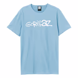Amplified Unisex Adult Logo Gorillaz T-Shirt - XS, Strange Blue