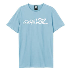 Amplified Unisex Adult Logo Gorillaz T-Shirt - XS, Strange Blue