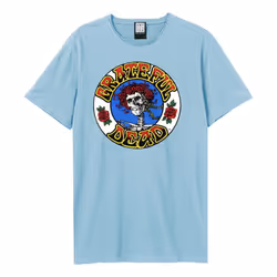 Amplified Unisex Adult Stealie Grateful Dead T-Shirt - XXL, Strange Blue