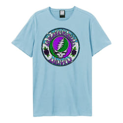 Amplified Unisex Adult Stealie Grateful Dead Tie Dye T-Shirt - XS, Strange Blue