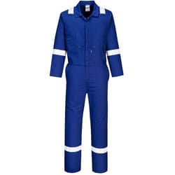 Portwest Mens Iona Cotton Wear to Work Overalls - L, Royal Blue