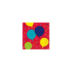 Unique Party Balloons Disposable Napkins (Pack of 16)