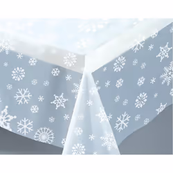 Unique Party Plastic Snowflake Party Table Cover