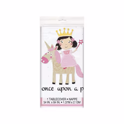 Unique Party Plastic Princess Unicorn Party Table Cover