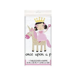 Unique Party Plastic Princess Unicorn Party Table Cover