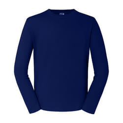 Russell Mens Classic Long-Sleeved T-Shirt - XS, Navy