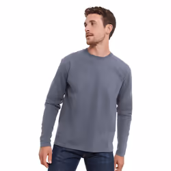 Russell Mens Classic Long-Sleeved T-Shirt - XS, Convoy Grey