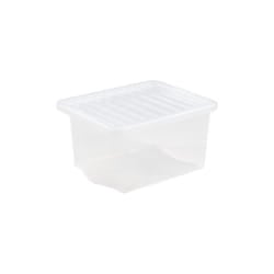 Wham Fusion Range Storage Box & Lid - 37L, Clear