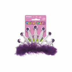 Unique Party Plastic Feather Tiara