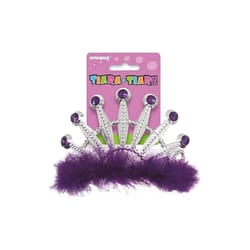 Unique Party Plastic Feather Tiara