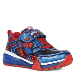 Geox Boys J Bayonyc B Spider-Man Trainers - 13 UK Child, Navy/Royal Blue/Red