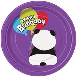 Unique Party Panda Birthday Dessert Plate (Pack of 8)