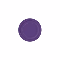 Unique Party Round Dessert Plate (Pack of 8) - One Size, Purple