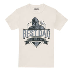 Star Wars: The Mandalorian Mens No. 1 In Galaxy T-Shirt - XL, Natural