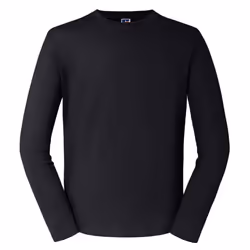 Russell Mens Classic Long-Sleeved T-Shirt - XS, Black